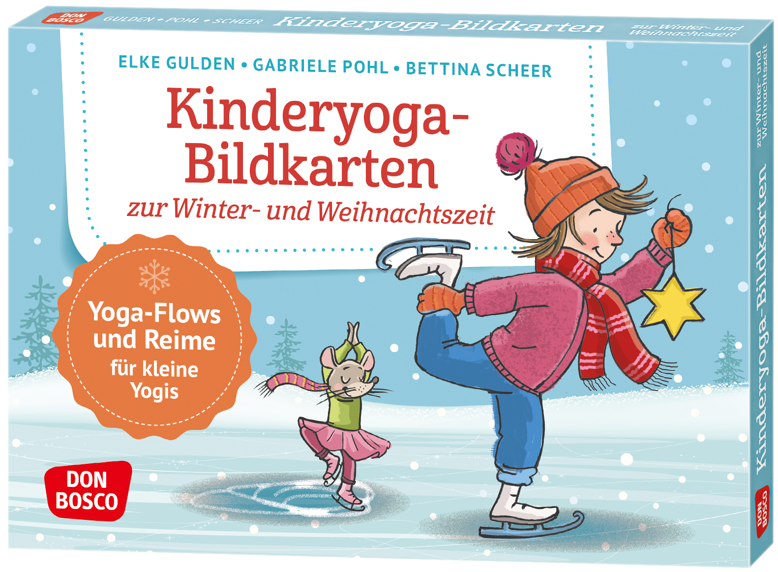 Kinderyoga-Bildkarten zur Winter- und Weihnachtszeit