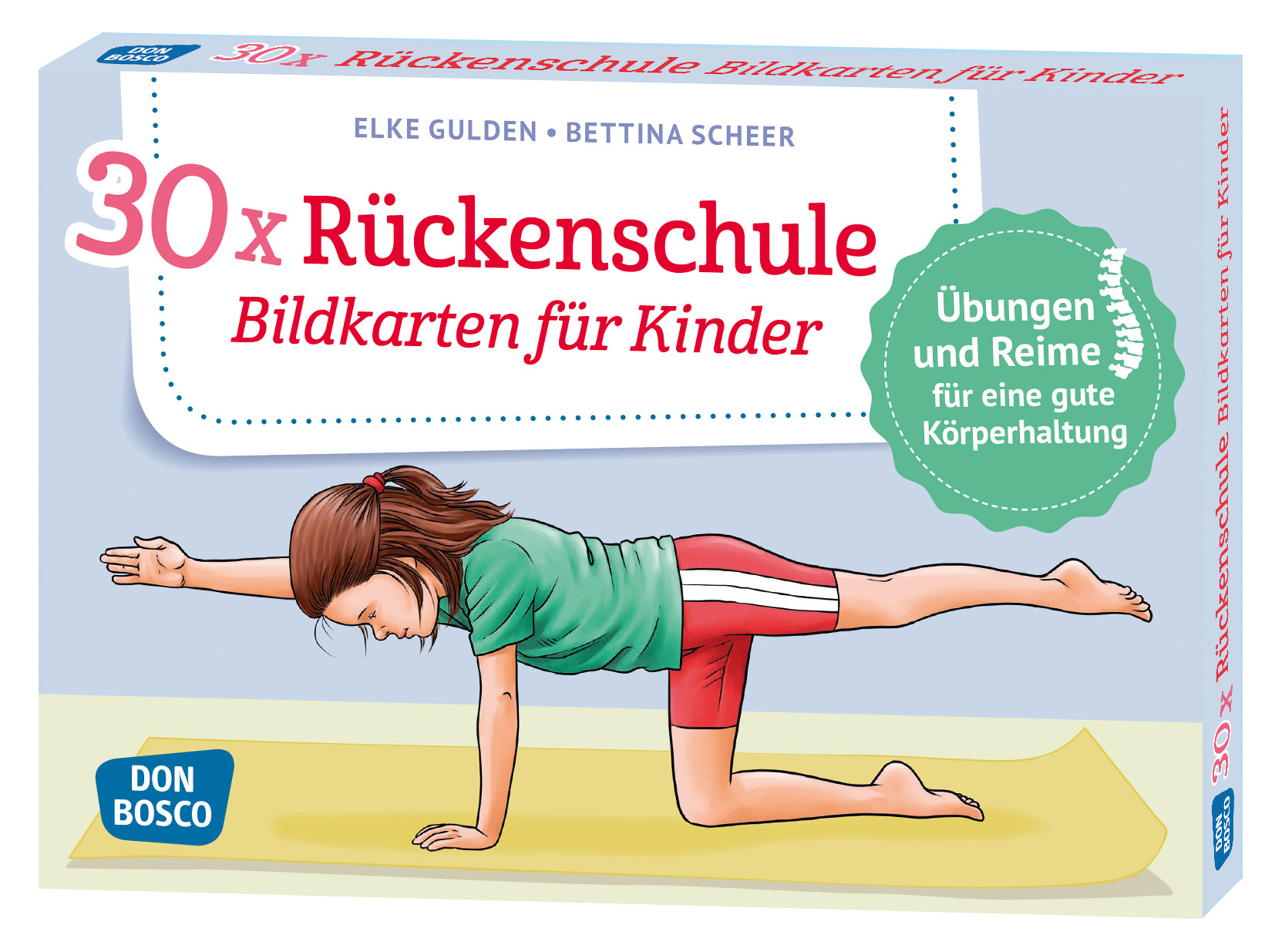 30 x Rückenschule - Bildkarten für Kinder