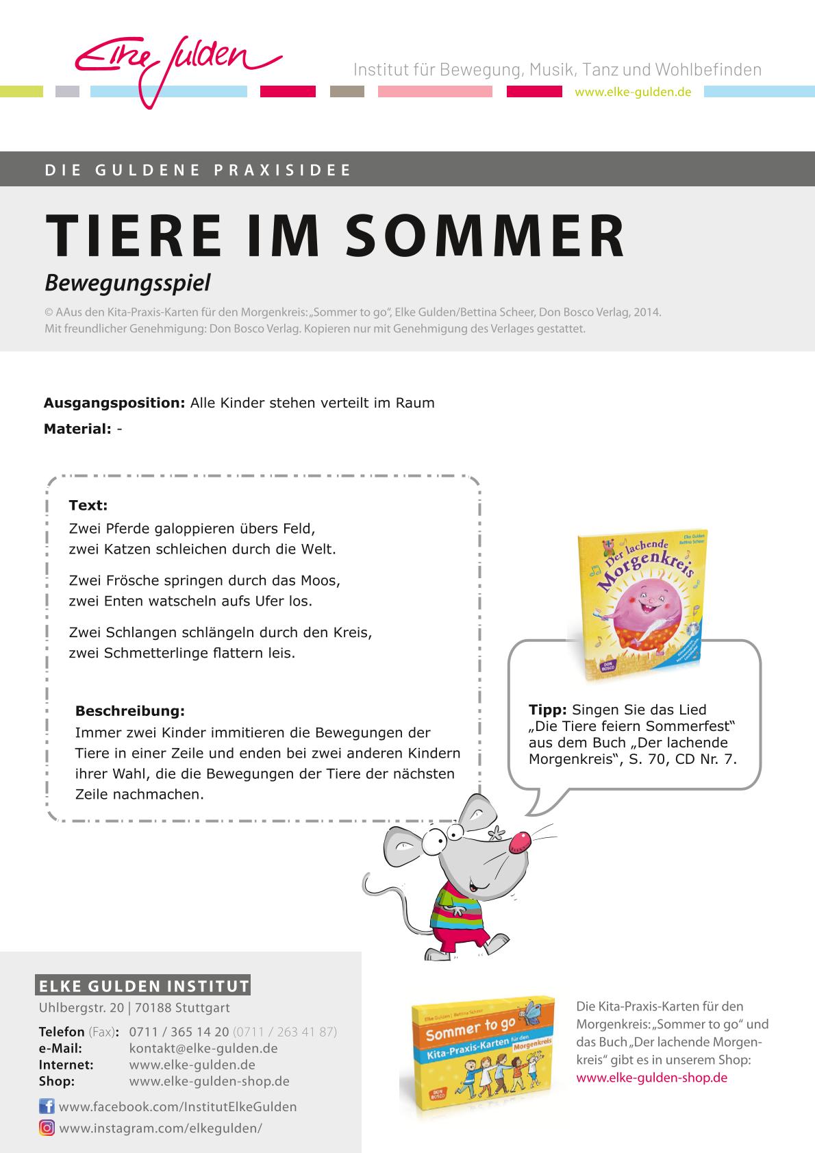 Kita-Praxis-Kartenset für den Morgenkreis: Frühling, Sommer, Herbst und Winter to go